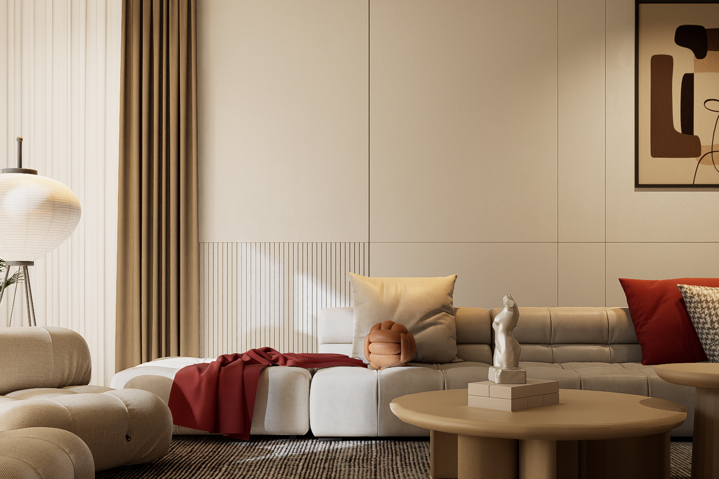 Residential living room detail